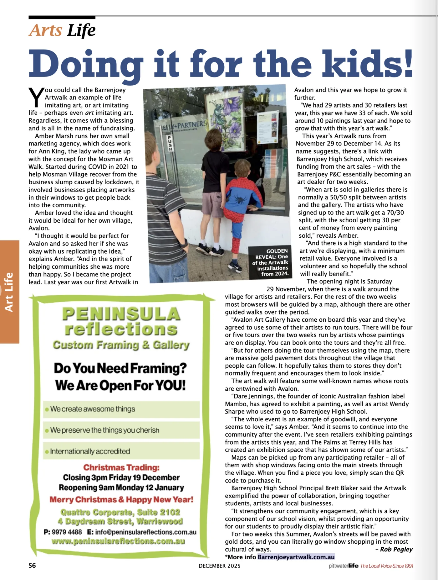 Pittwater Life: Doing it for the kids!